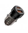 CC03 2-port PD75W car charger - black