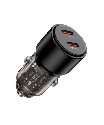 CC03 2-port PD100W car charger - black