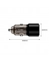CC03 2-port PD100W car charger - black