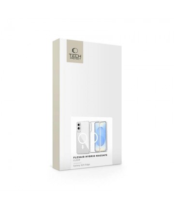 Tech-Protect FlexAir Hybrid MagSafe Case for Samsung Galaxy S25 Edge - Clear