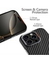Tech-Protect Ion Carbon MagSafe Case for iPhone 16 Pro Max - Black/Grey