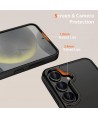 Tech-Protect MagMat Case for Samsung Galaxy S25 Edge - Matte Black