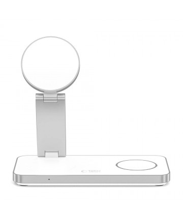 Tech-Protect QI15W-A47 MagSafe 3in1 Inductive Charger + USB-C Cable - White