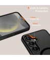 Tech-Protect MagMat MagSafe Case for Samsung Galaxy S25 Edge - Matte Black
