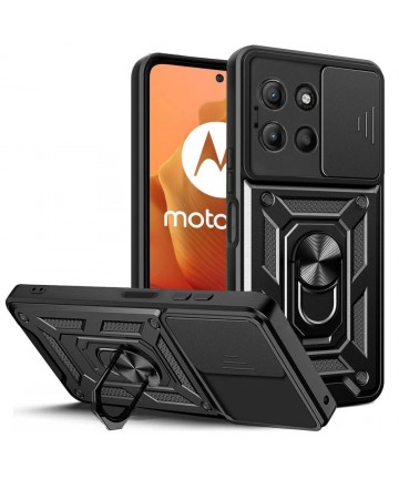 Tech-Protect CamShield Pro Case for Motorola Moto G15 - Black