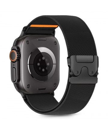 Tech-Protect Nylon Clasp for Apple Watch 44 / 45 / 46 / 49 mm - Black