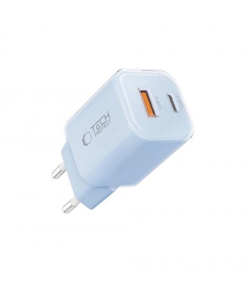 Tech-Protect NCM33W 2-port PD33W/QC3.0 wall charger - blue