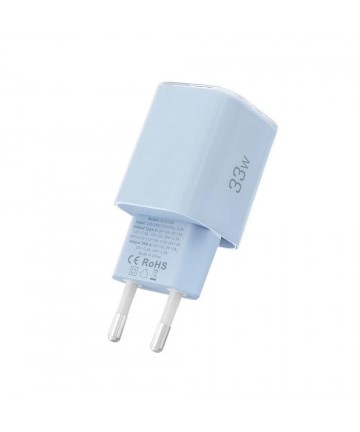 Tech-Protect NCM33W 2-port PD33W/QC3.0 wall charger - blue