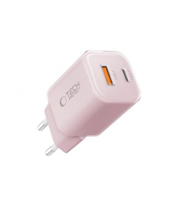 Tech-Protect NCM33W 2-port PD33W/QC3.0 wall charger - pink