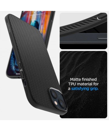 Spigen Liquid Air Case for iPhone 14 Plus - Matte Black