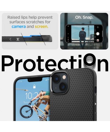 Spigen Liquid Air Case for iPhone 14 Plus - Matte Black