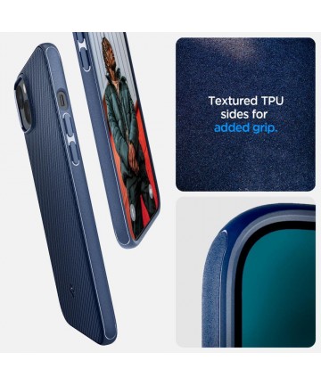 Spigen Mag Armor iPhone 14 Plus Case - Blue