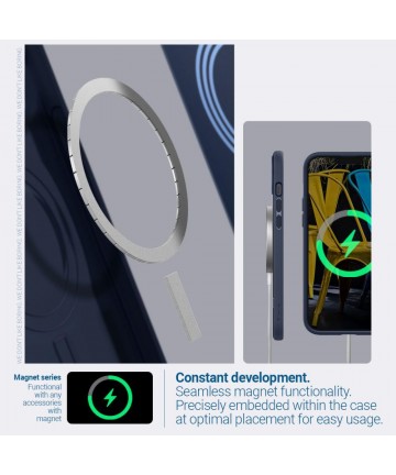 Caseology Parallax Mag Case with MagSafe for iPhone 14 Plus - Navy