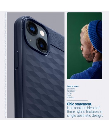 Caseology Parallax Mag Case with MagSafe for iPhone 14 Plus - Navy