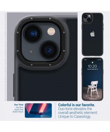 Caseology Skyfall iPhone 14 Plus Case - Matte Black