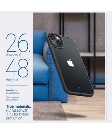 Caseology Skyfall iPhone 14 Plus Case - Matte Black