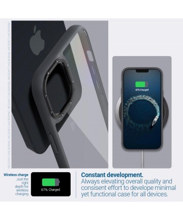 Caseology Skyfall iPhone 14 Plus Case - Matte Black