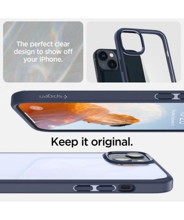 Spigen Ultra Hybrid iPhone 14 Plus Case - Blue