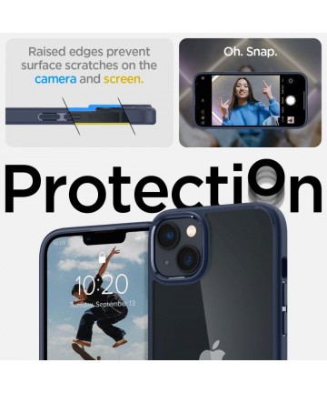 Spigen Ultra Hybrid iPhone 14 Plus Case - Blue