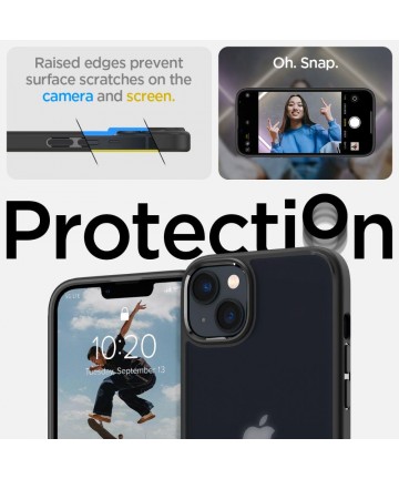Spigen Ultra Hybrid iPhone 14 Plus Case - Matte Black