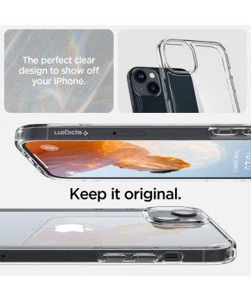 Spigen Ultra Hybrid iPhone 14 Case - Clear