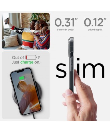 Spigen Ultra Hybrid iPhone 14 Case - Clear