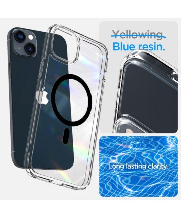Spigen Ultra Hybrid Mag Case with MagSafe for iPhone 14 Plus - Clear Black