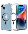 Spigen Ultra Hybrid Mag Case with MagSafe for iPhone 14 Plus - Clear Gray
