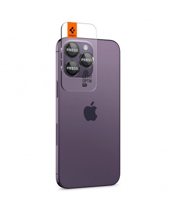 Spigen Glas.tR EZ Fit Optik Camera Protector for iPhone 14 Pro / Pro Max / 15 Pro / Pro Max / 16 Pro / Pro Max 17 Pro / 17 Pro M