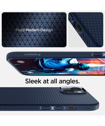 Spigen Liquid Air Case for iPhone 14 Plus - Blue