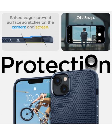 Spigen Liquid Air Case for iPhone 14 Plus - Blue