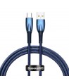 Baseus Glimmer Series fast charging cable USB-A - USB-C 100W 480Mbps 1m blue
