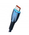 Baseus Glimmer Series fast charging cable USB-A - USB-C 100W 480Mbps 1m blue