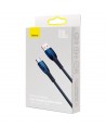Baseus Glimmer Series fast charging cable USB-A - USB-C 100W 480Mbps 1m blue