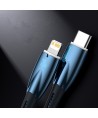 Baseus Glimmer Series fast charging cable USB-A - USB-C 100W 480Mbps 1m blue