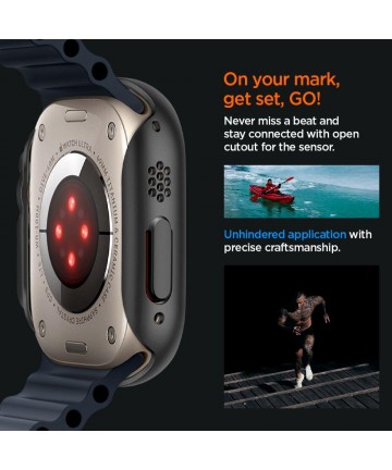 Spigen Thin Fit Case for Apple Watch Ultra (49mm) - Black