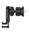 Baseus car holder with built-in 15W inductive charger for air vent black