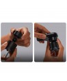 Baseus car holder with built-in 15W inductive charger for air vent black