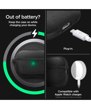 Spigen Urban Fit Case for Apple AirPods Pro 1 / 2 - Black