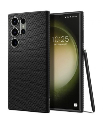 Spigen Liquid Air Case for Samsung Galaxy S23 Ultra - Matte Black