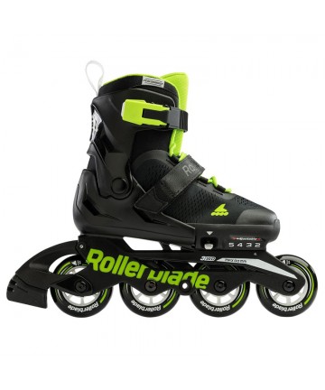 ROLLERBLADE Microblade Αυξομειούμενα Πατίνια - Black/Green