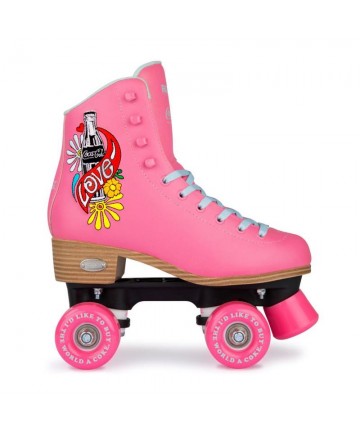 Roller Skates - Quads Rookie Coca-Cola Love, Pink