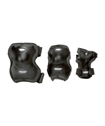 Roces Orlando 4.0 Inline Skates με Προστατευτικά και Κράνος, Μαύρο Λάιμ