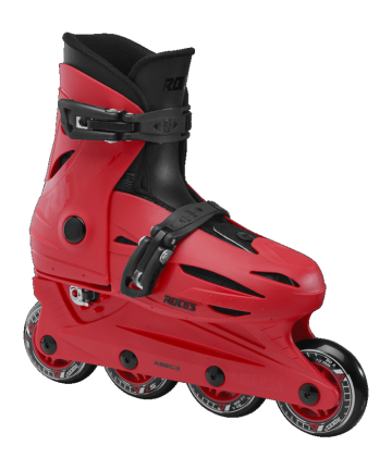 Roces Inline Skates Orlando 4.0 με Προστατευτικά και Κράνος -  Κόκκινο Λάιμ