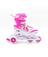 Αθλοπαιδιά Αυξομειούμενα Inline/Roller Skates/Παγοπέδιλα, 3 σε 1, για Κορίτσια