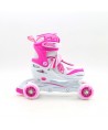 Αθλοπαιδιά Αυξομειούμενα Inline/Roller Skates/Παγοπέδιλα, 3 σε 1, για Κορίτσια