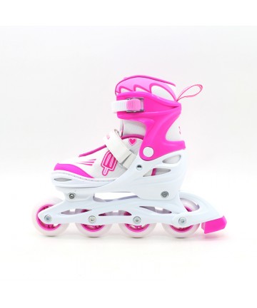 Αθλοπαιδιά Αυξομειούμενα Inline/Roller Skates/Παγοπέδιλα, 3 σε 1, για Κορίτσια
