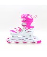 Αθλοπαιδιά Αυξομειούμενα Inline/Roller Skates/Παγοπέδιλα, 3 σε 1, για Κορίτσια