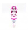 Αθλοπαιδιά Αυξομειούμενα Inline/Roller Skates/Παγοπέδιλα, 3 σε 1, για Κορίτσια