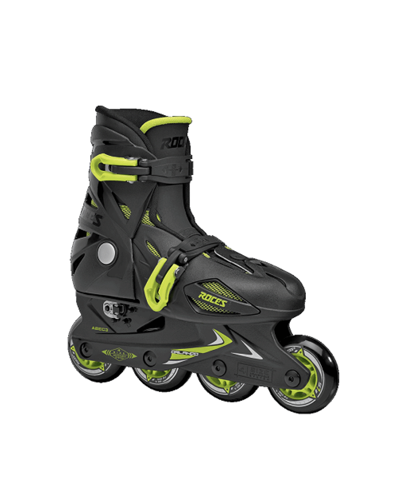 ROCES Orlando III Αυξομειούμενα Inline Πατίνια - Μαύρο/Lime